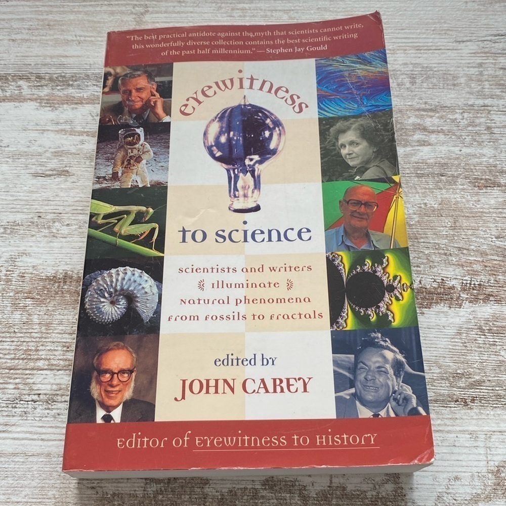 The Faber Book of Science By John Carey Vintage 1995 Paperback Anthology Guide